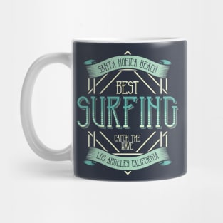 Santa Monica beach Mug